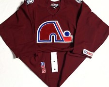 PRO-58G BLANK QUEBEC NORDIQUES-AVALANCHE CROSS/OVER CCM/MASKA AUTHENTIC JERSEY