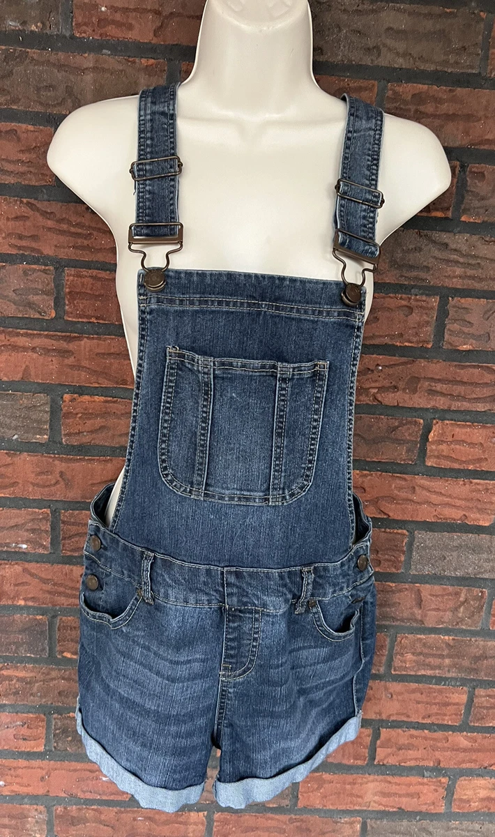 Blue Spice Classic Shortalls Size 5 Stretch Short Overalls 5 Pocket Denim Bibs