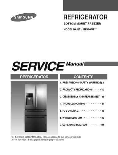 refrigerator parts name with images pdf