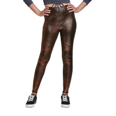 Wild Fable Women's Metallic Animal Print High Waist Leggings -- Size Large