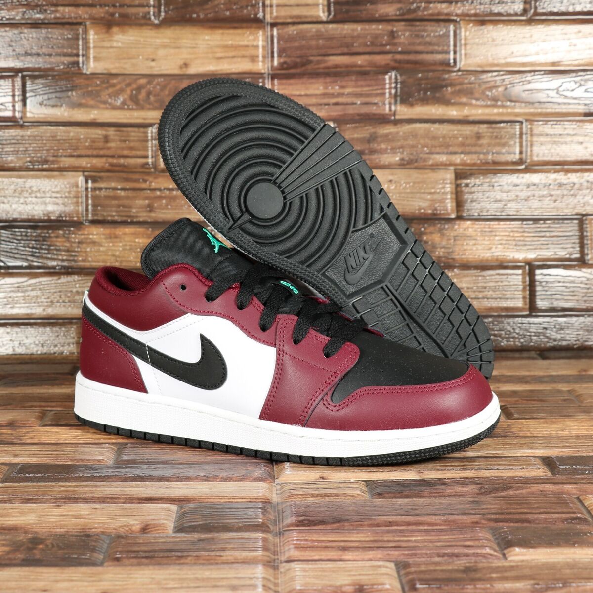 Nike Air Jordan 1 Low (Dark Beetroot/Black) (GS) DM0589-635 Nike Air Jordan 1 Low (Dark Beetroot/Black) (GS) DM0589-635