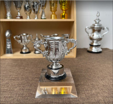 Copa Liga Trofeo Carobao Réplica Trofeo Campeonato Metal Sólido 8cm Altura