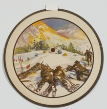 35483 - 3 farbige Zielscheiben f&uuml;r die Schie&szlig;ausbildung, um 1938. D. 45 cm.