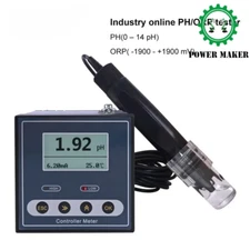 PH Controller ORP Meter Monitor Digital 0.02 PH 1MV Control Alarm PH Tester New