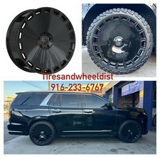 24 Giovanna Dicotto Gloss Black 35 Rt Tires Cybertruck Escalade Tundra Q80 Tpms