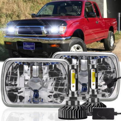 Pair 5x7'' 7x6'' LED Headlights Hi/Lo Fit For Toyota Pickup 82-95 Tacoma 1995-1997