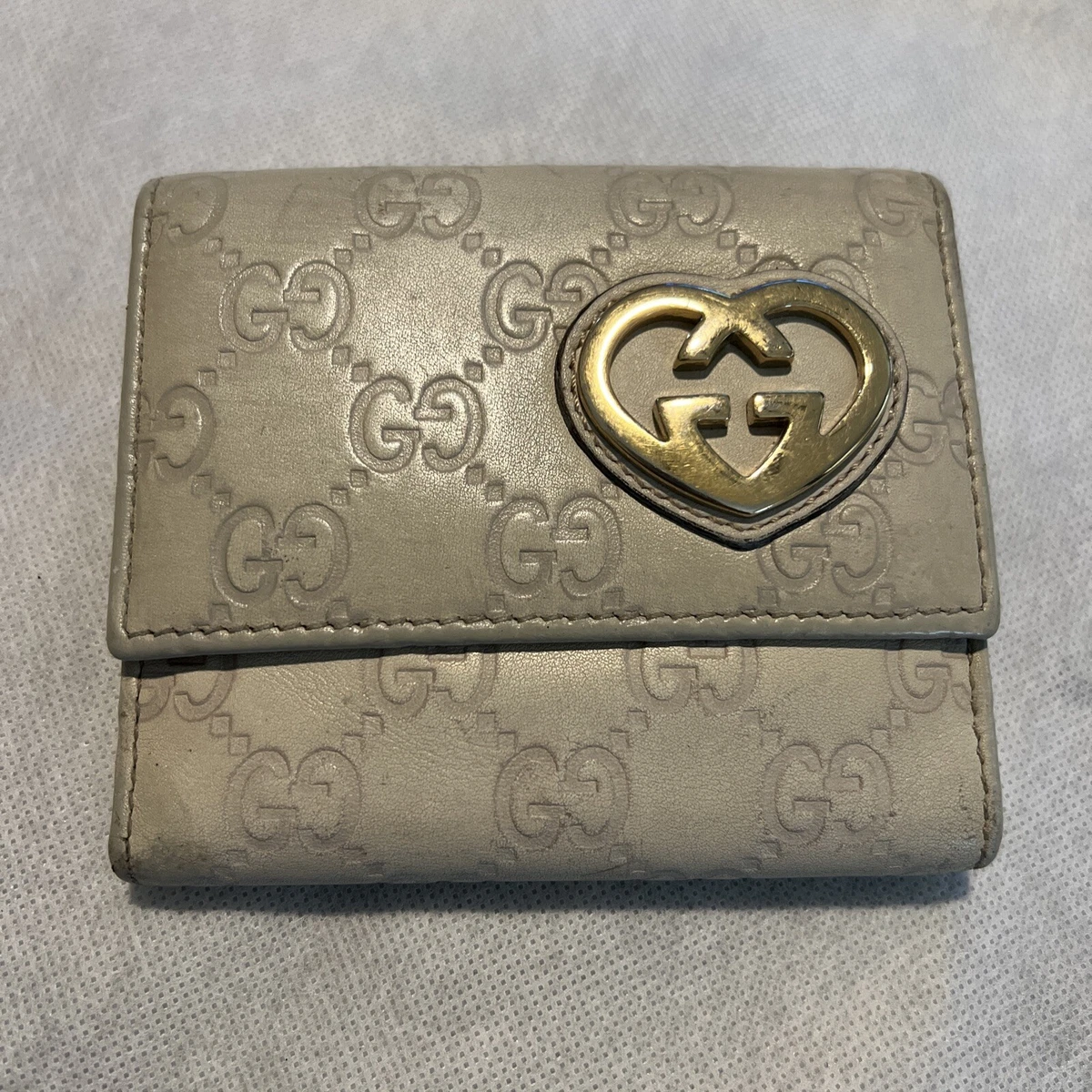 Gucci Heart Motif Bifold Wallet