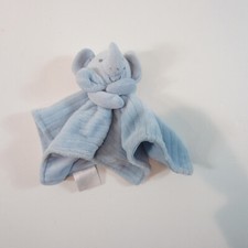 Baby Essentials elephant Blue Lovey Plush Stuffed Animal Security blanket