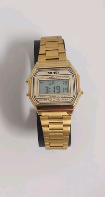 SKMEI Watch Men's-Women Stainless Steel Digital Classic Sport
