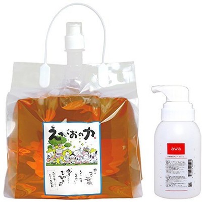 Concentrated natural detergent made from vegetable oil-derived ingredients ''Egao