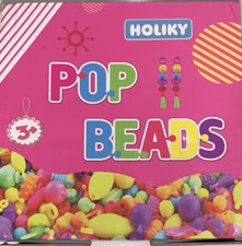 Snap Pop Kids Jewelry Making Kit Bracelets Necklace Hairband Rings 600 PCS New