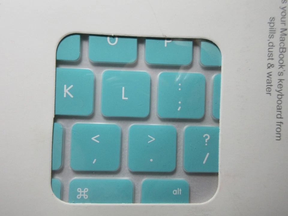 Crystal Guard MB MacBook Unibody Pro/Air Keyboard Cover Spill Protection BLUE - Image 2 of 3