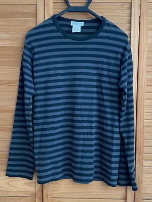 Agnes B HOMME  Striped cotton long sleeve T-shirt Size S (0) A.P.C.