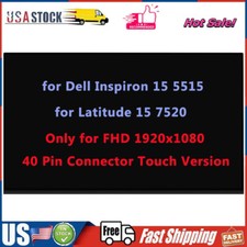 15.6" for Dell Inspiron 15 5515 LCD Touch Screen Display Panel 1920x1080 40Pin