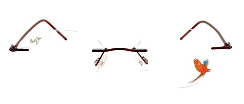 Maui Jim MJO 2603 2M Matte Black Cat Eye Plastic Eyeglasses  display picture 3