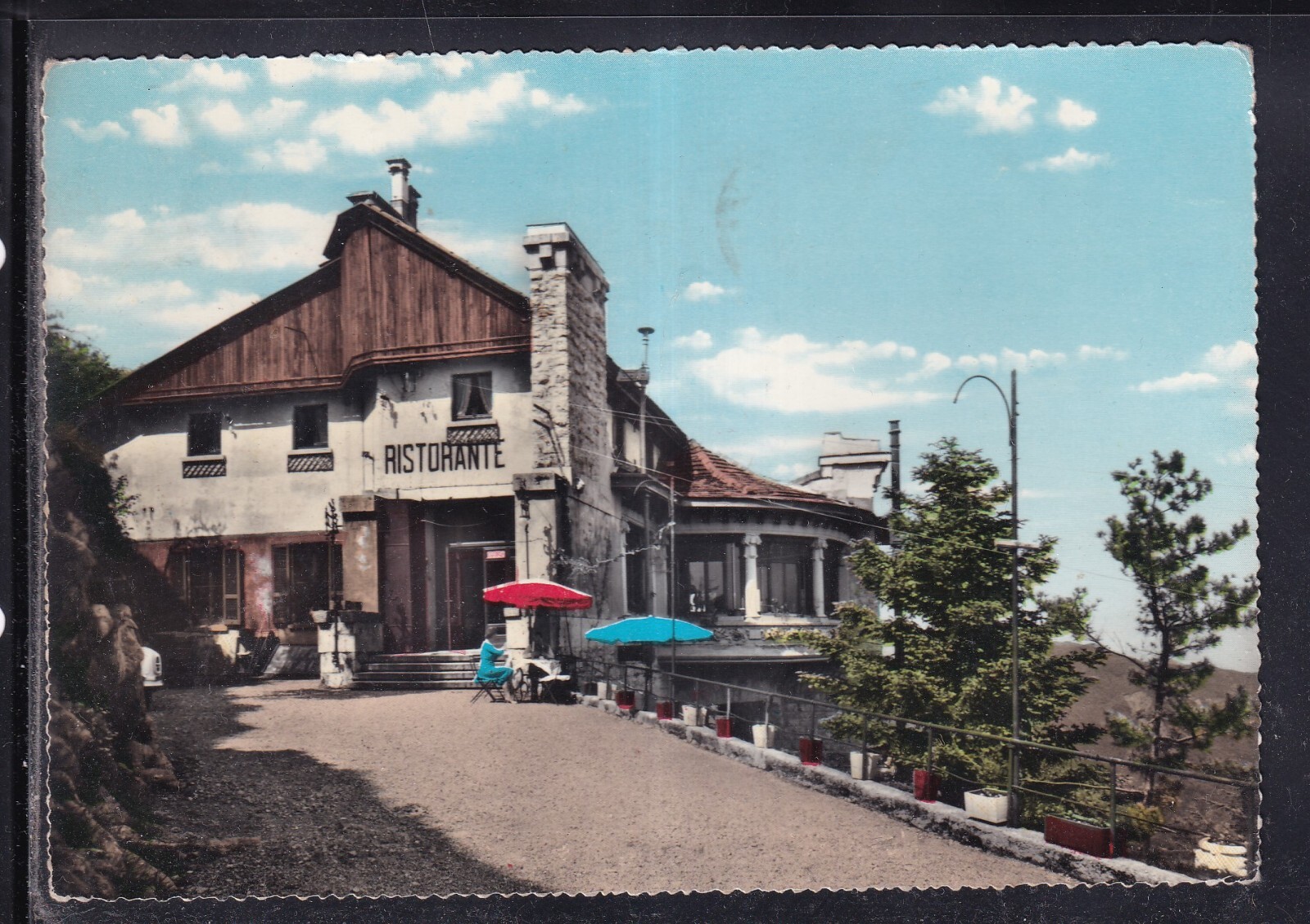 Cartolina Varese Campo dei Fiori Ristorante Funicolare CA754