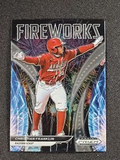 2021 Panini Prizm Draft Picks #F-CF Christian Franklin Fireworks