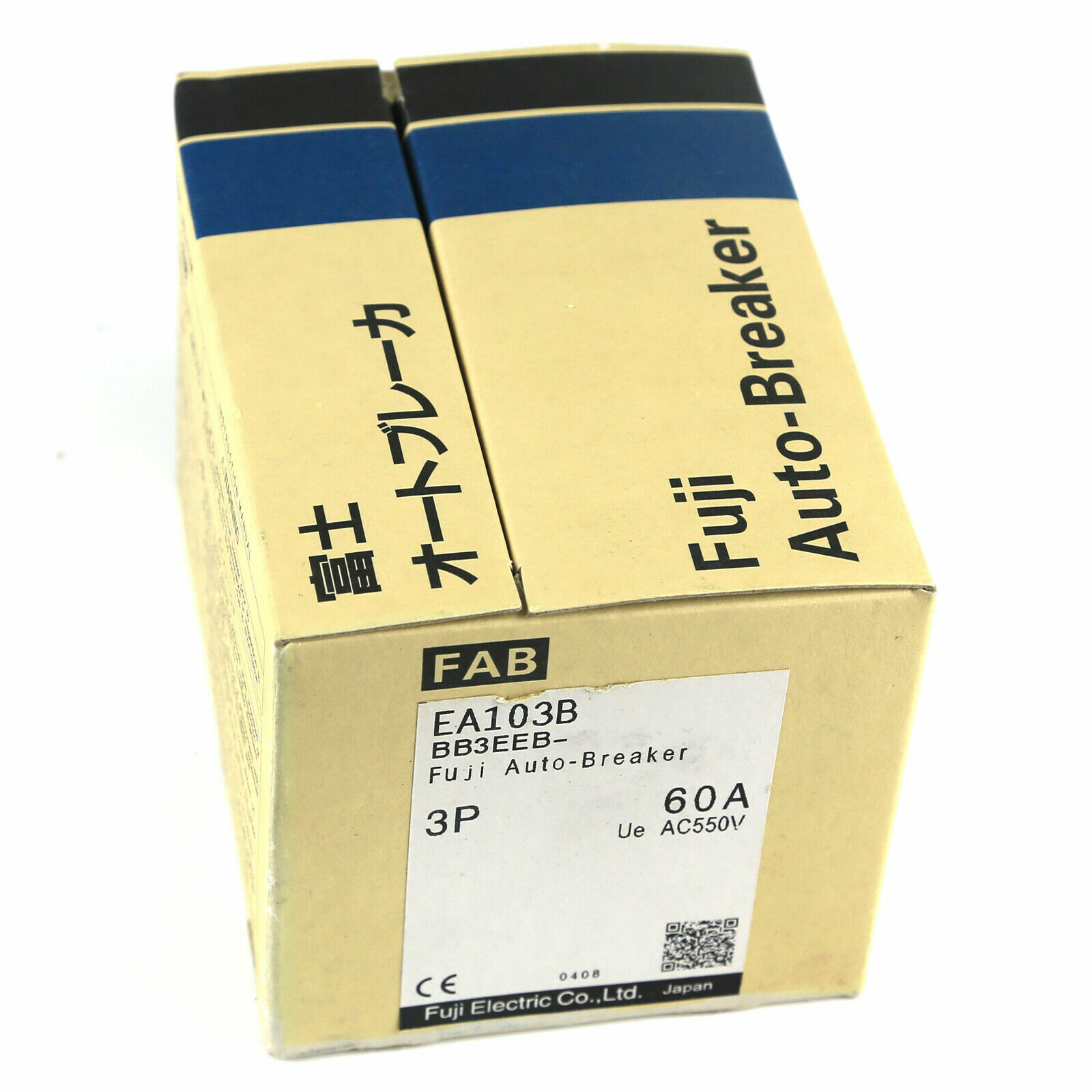 Fuji Plastic Case Circuit Breaker EA103B Three-Phase 60A75A100A