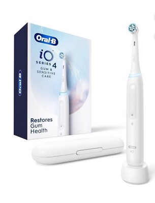 Oral-B iO Series 4 Rechargeable Toothbrush Handle Charger Case Brush Head