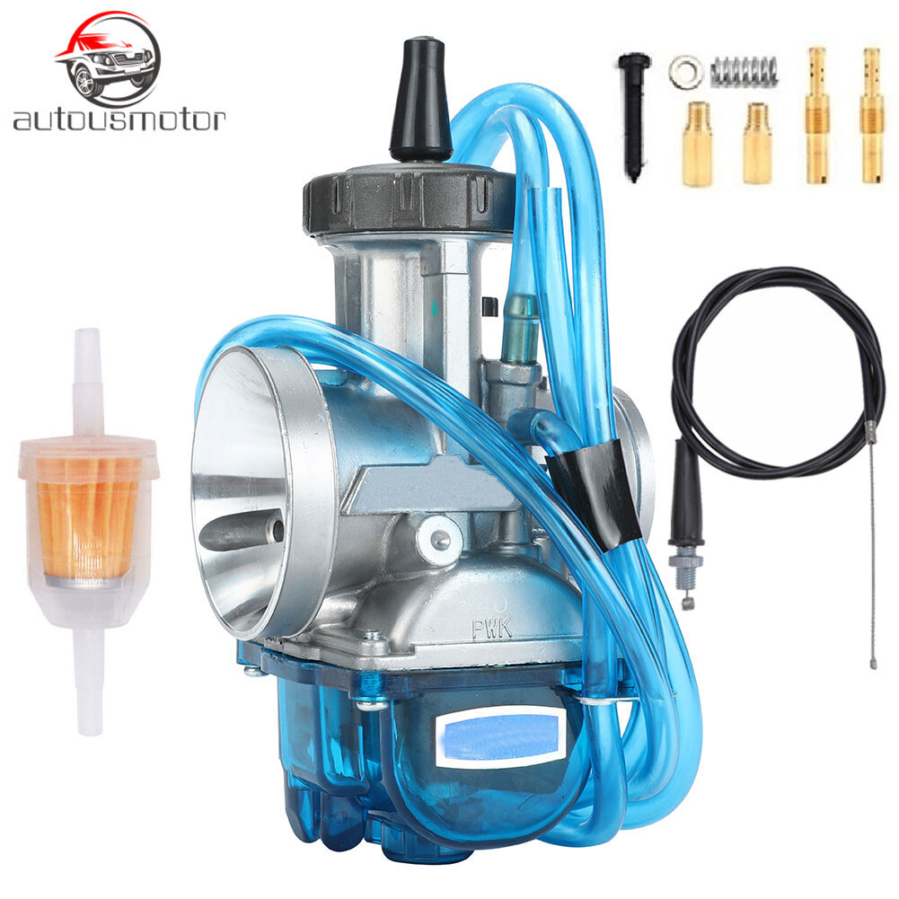 Carburetor w/ Throttle Cable for Kawasaki KX125 KX250 KX300 KX400 KX420