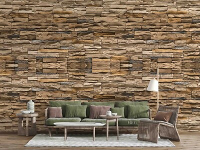 3D Brick Effect Self-adhesive Removable Wallpaper Murals Wall