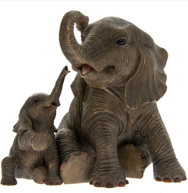 baby elephant ornament