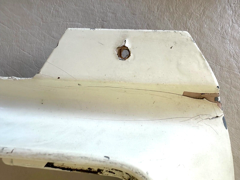 Panel de lámpara trasera Shelby GT350 1968 fibra de vidrio rosa original mitad solo #7048 Foto 3 de 4