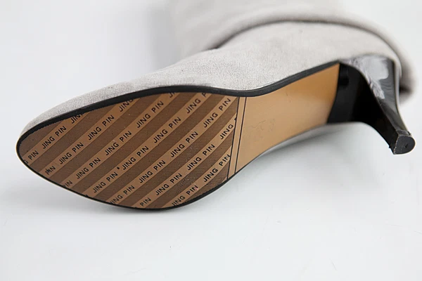 Ladies Shoes Stretchy Faux Suede High Heels Over Knee Socks Boots AU Size b135 - image 3 of 4