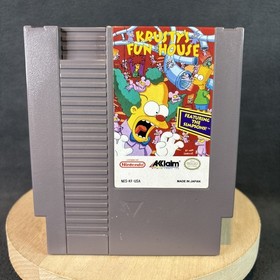 Nintendo NES - Krusty&rsquo;s Fun House - Game, Manual & Protective Box - Tested