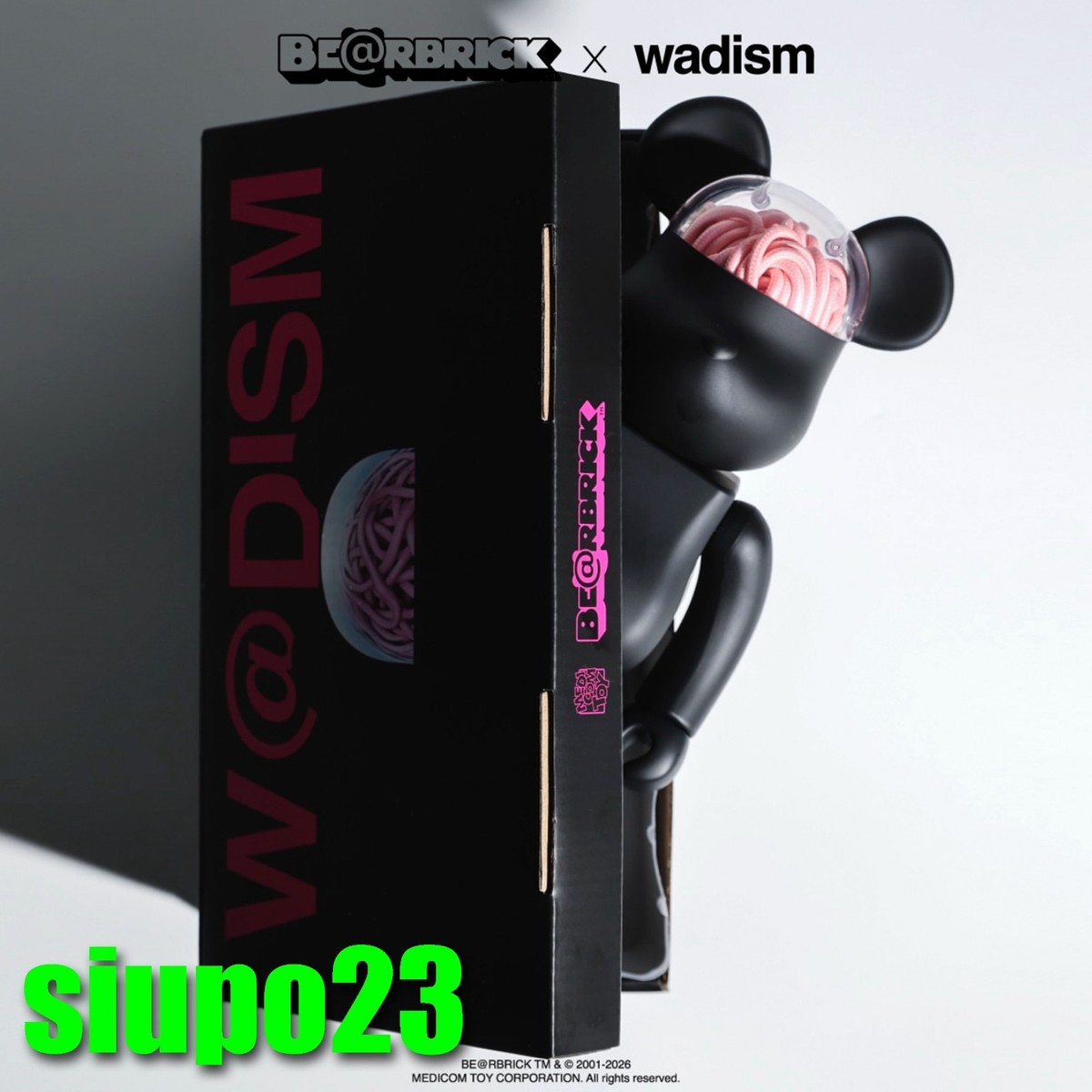 Medicom 400% Bearbrick ~ W@DISM Be@rbrick Korea Exclusive Wadism