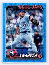 2024 Topps Update #US312 Erik Swanson Blue Holofoil #/999