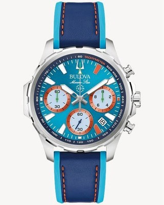 Bulova E1 Team Miami Men's Electric Boat Racing Marine Star B 96B460