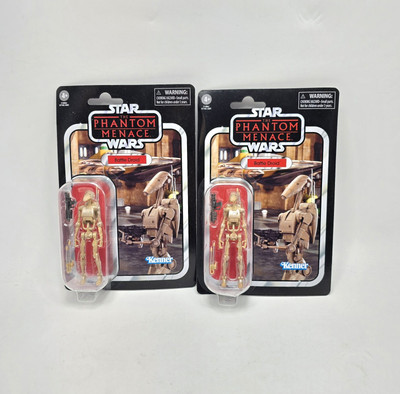 LOT OF 2 BATTLE DROIDS Star Wars Vintage Collection NIB VC78