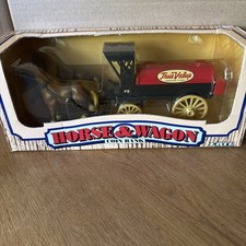 Ertl True Value Horse And Wagon Die Cast Coin Bank