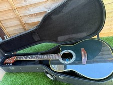 OVATION CELEBRITY MODEL No. CC 157 BOWL BACK GUITAR WITH HARD CASE. FREE POST