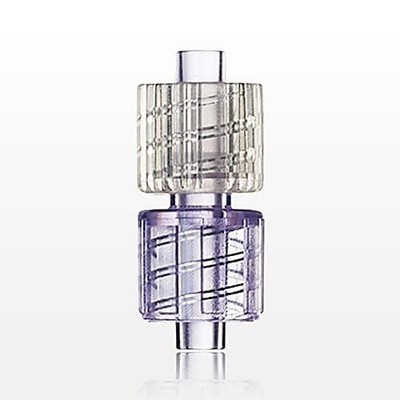 17681 Male Luer Lock To Male Luer Lock Connector With One Rotating Collar