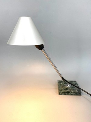 * TABLE LAMP GIRA MOBLES SPAIN 1978 DESIGN VINTAGE MARBLE