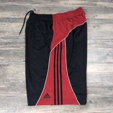 Vintage Adidas 3 Stripe Shorts Size L Baggy Athletic Bottoms Y2K basketball 30 W