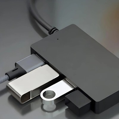 USB Hub 3.0 Adapter Erweiterung 4 Ports Hochgeschwindigkeits-Datentransfer