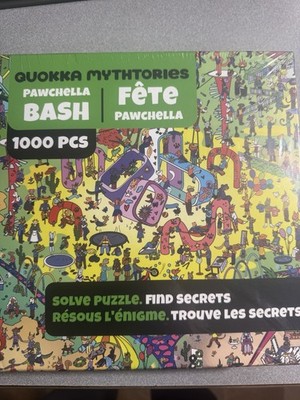 Quokka Mythtories Pawchella Bash 1000-Piece Puzzle Interactive Audio Mystery NEW