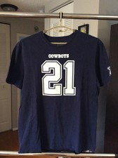 Dallas Cowboys Ezekiel Elliott Blue Shirt Adult Extra Large XL