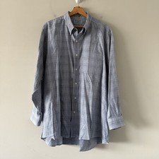 Vintage Abercrombie Fitch Button Down Mens 17.5 / 34 Dress Shirt Office 80s
