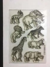 Stampendous Wild Animal Cling Stamps
