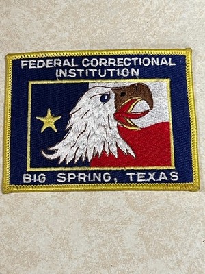 Obsolete Big Spring Texas Federal Correctional Institution Patch