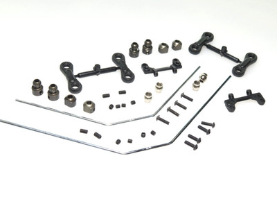 MUGE2032 U.S. EDITION MUGEN MBX8R ECO BUGGY FRONT REAR ANTI-ROLL SWAY BARS SET