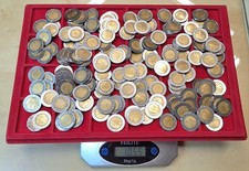 Repubblica Italiana lotto 1 kg monete da 500 lire bimetalliche