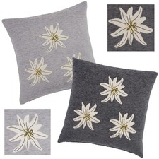 Kissenbezug Kissenhülle 45 x 45 Kissen Landhaus Edelweiß Dekokissen Sofakissen