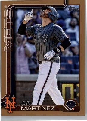 2025 Topps #549 J.D. Martinez Gold #/2025