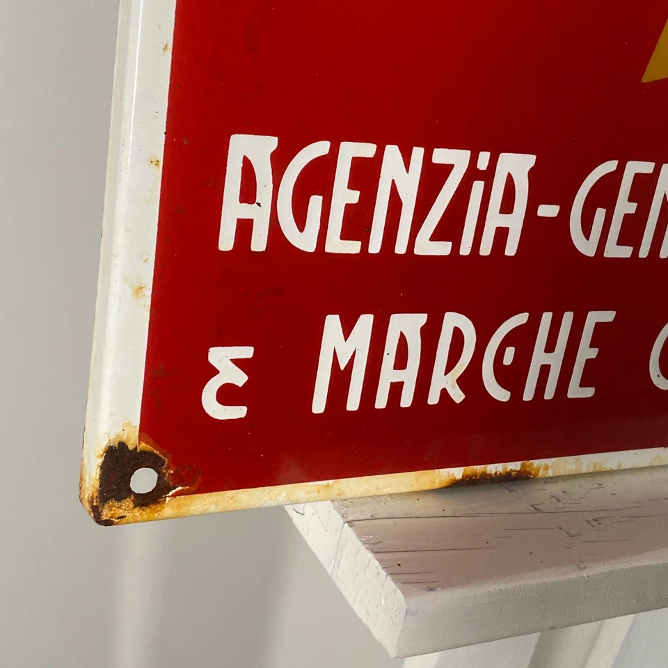 Alfa Romeo Enamel Sign - 68x40x1cm (26.8x15.7x0.4") - Nice Old-Looking Wall Sign - Image 4 of 4