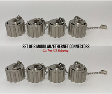 Conec 17-103500 Shielded RJ45 Connector Housing/Cap Set of 8